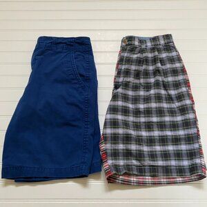 Old Navy Blue & Tommy Hilfiger Plaid Shorts Mens 30